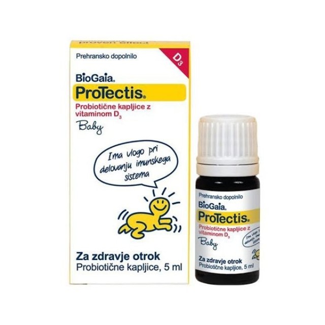 BIOGAIA - ProTectis + D3 drops | 5ml