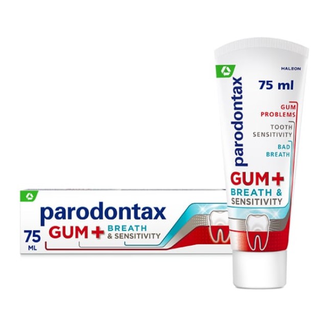 Parodontax Gum+Breath & Sensitivity Οδοντόκρεμα 75ml