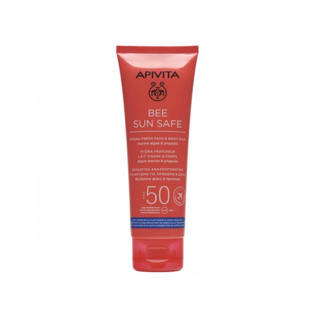 APIVITA - Bee Sun Safe Hydra Fresh Face & Body Milk SPF50 (travel size) | 100ml