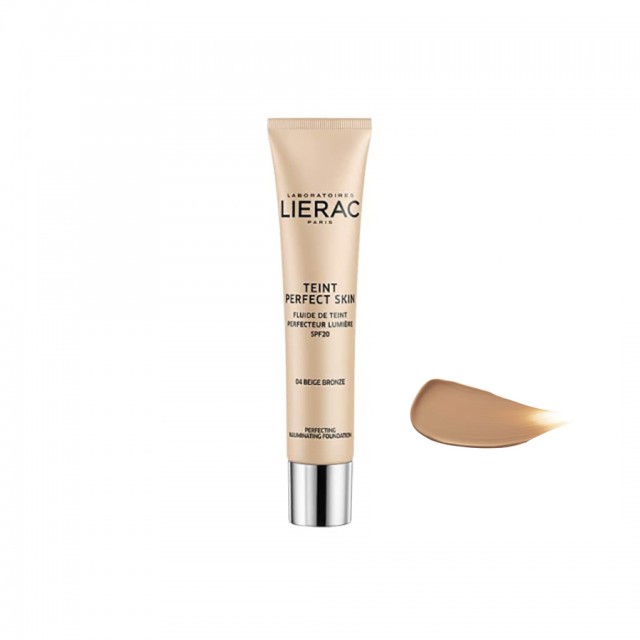 LIERAC - Teint Perfect Skin Illuminating Fluid SPF20 04 Bronze Beige | 30ml