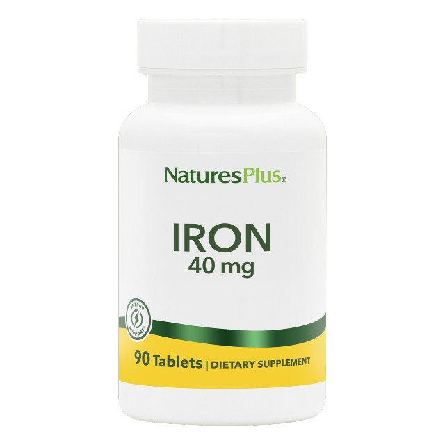 Natures Plus Iron 40mg 90tabs