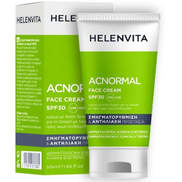 Helenvita Acnormal Face Cream SPF30, 50ml