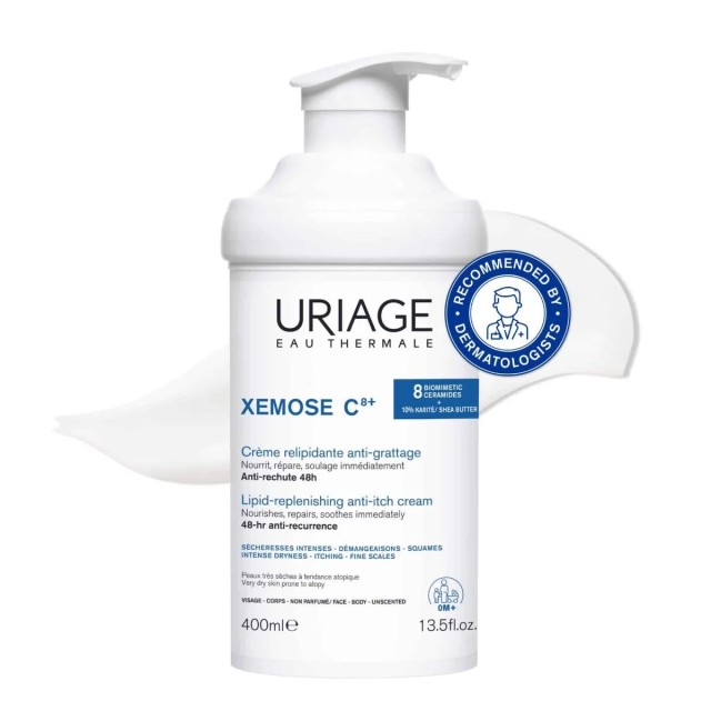 Uriage Xemose Cream, Κρέμα για Ατοπικό - Ξηρό Δέρμα 400ml