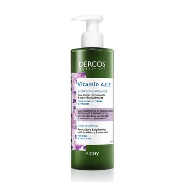 VICHY - Dercos Nutrients Vitamin A.C.E Shine Shampoo | 250ml