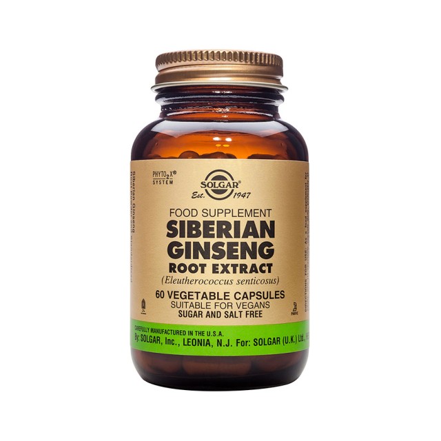 SOLGAR - Siberian Ginseng Root Extract | 60veg caps
