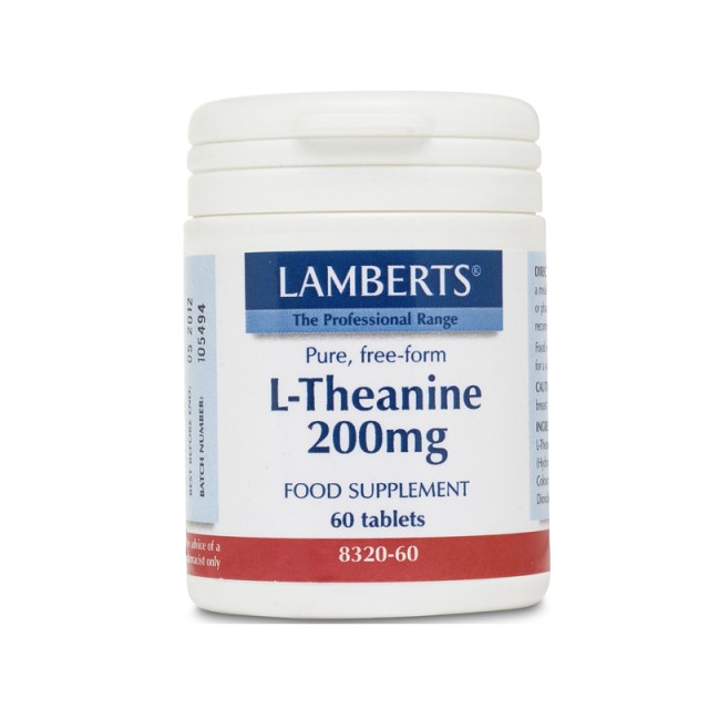Lamberts L-Theanine 200mg 60 Ταμπλέτες