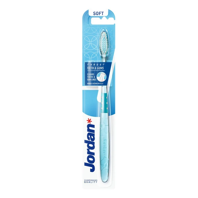 JORDAN - Target Teeth Gums Toothbrush Soft Blue | 1τμχ