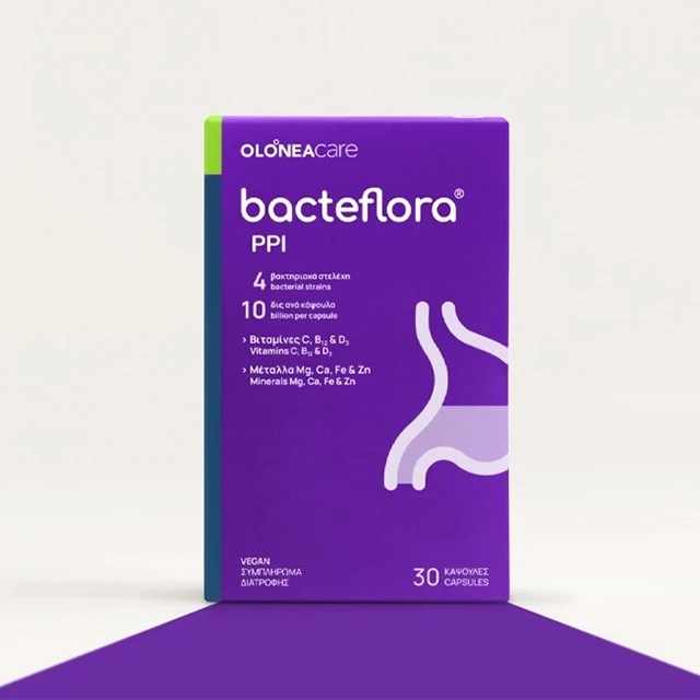 Olonea - Bacteflora PPI 30 κάψουλες