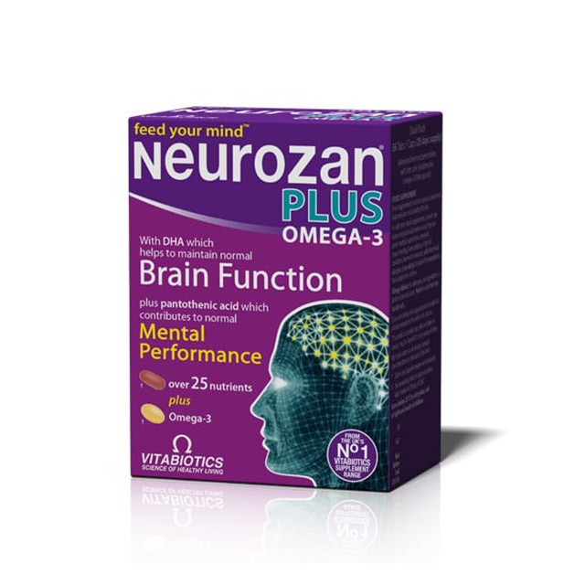 VITABIOTICS - Neurozan Plus Omega- 3 | 28caps+28tabs