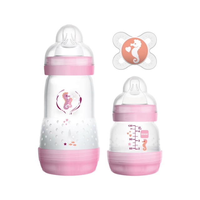 MAM - Easy Start Anti-Colic Starter Set Pink 0m+ | 3τμχ