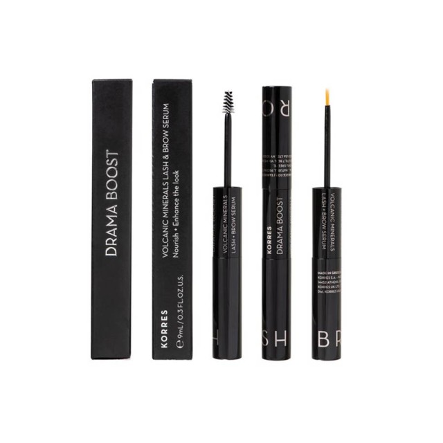 KORRES - Volcanic Minerals Drama Boost Lash & Brow Serum | 9ml