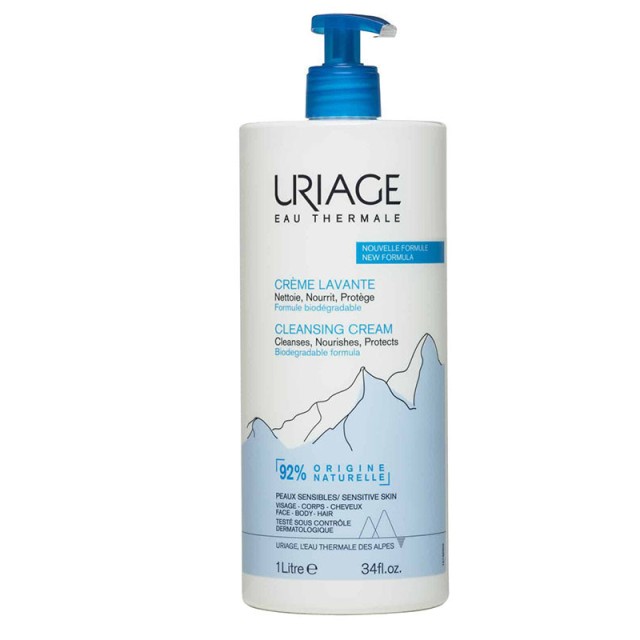 Uriage Cleansing Cream Sensitive Skin Γαλάκτωμα για το Σώμα 1000ml