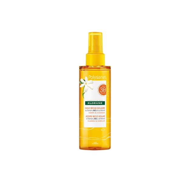 KLORANE - POLYSIANES Huile Seche Solaire SPF30 | 200ml