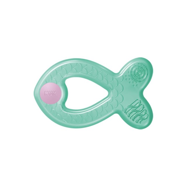 NUK - Extra Cool Teether Ψαράκι Πράσινο - Ροζ 3m+ (10.256.450) | 1τμχ
