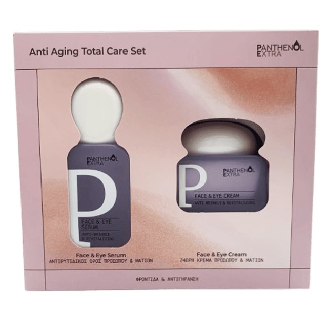 Panthenol Extra Promo Anti Aging Τοtal Care Ορός Προσώπου & Ματιών, 30ml & 24ωρη Κρέμα Προσώπου & Ματιών, 50ml