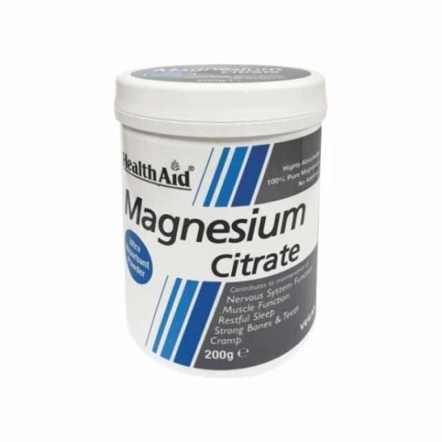 Health Aid Magnesium Citrate Powder 200gr