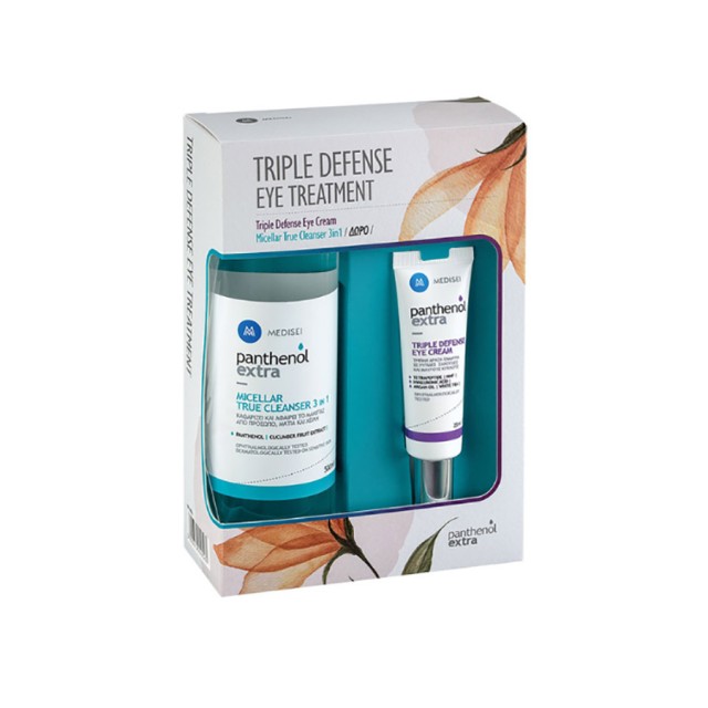 PANTHENOL Extra - Triple Defense Eye Cream (25ml) & Micellar True Cleanser 3in1 (500ml)