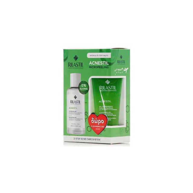 RILASTIL - Acnestil Micropeeling Lotion (100ml) & Acnestil Cleansing Gel (50ml)