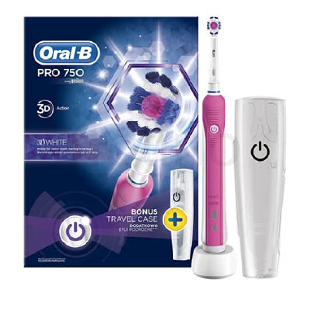 ORAL B - Pro 750 3D White | 1τμχ