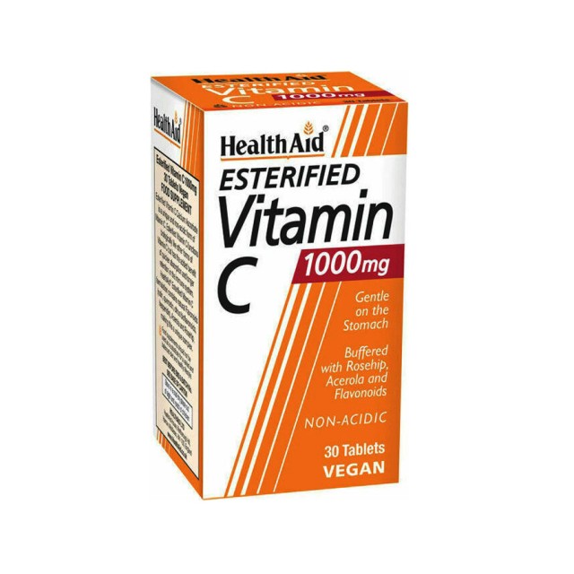 HEALTH AID - Esterified Vitamin C 1000mg Vegan | 30tabs