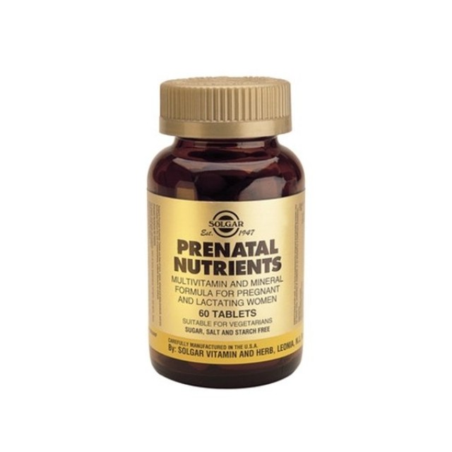 SOLGAR - Prenatal Nutrients | 60tabs