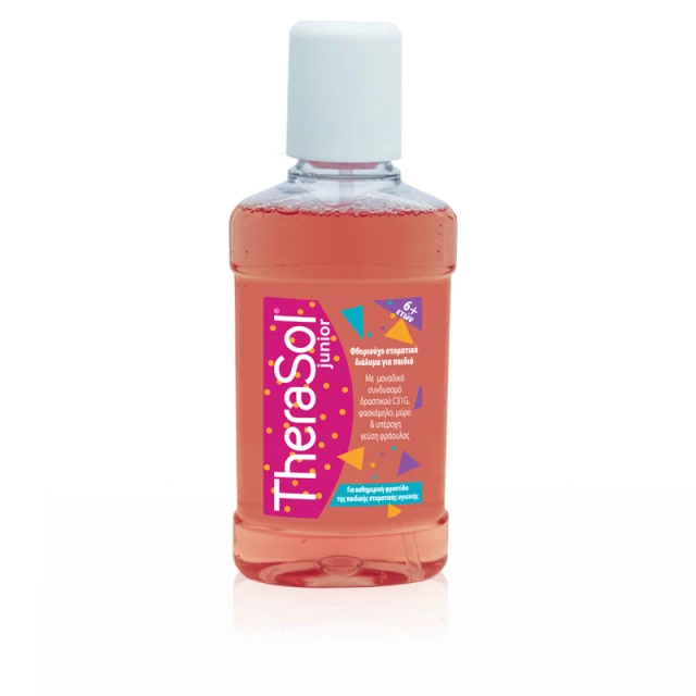 THERASOL - Junior Φθοριούχο Στοματικό Διάλυμα για Παιδιά 6+ετών | 250ml