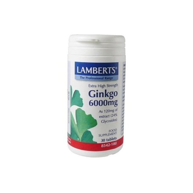 LAMBERTS - Ginkgo 6000mg | 30tabs