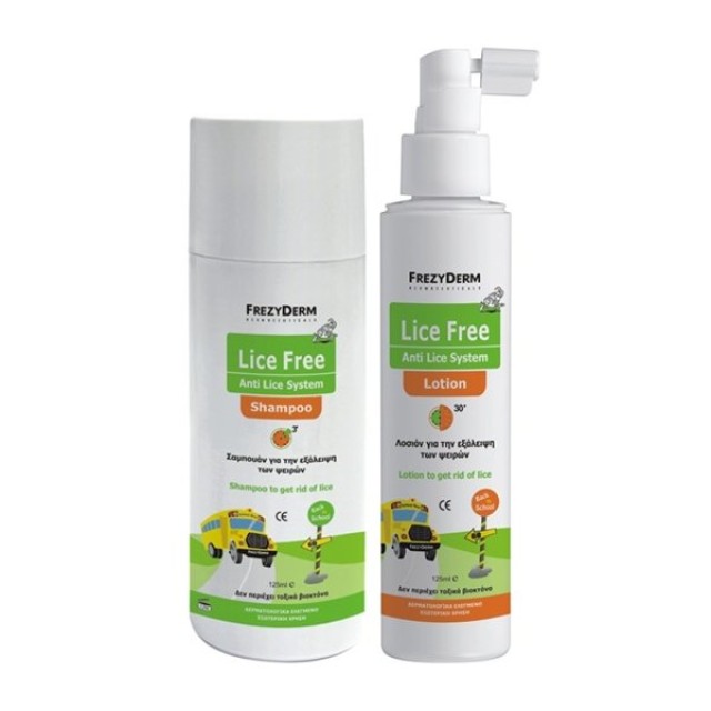 FREZYDERM - Lice Free Set | Shampoo (125ml) + Lotion (125ml)