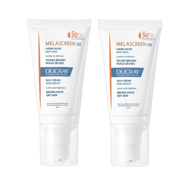 DUCRAY - Melascreen UV Rich Cream SPF50+ | 2x40ml