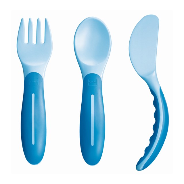MAM - Baby’s Cutlery Blue 6+months | 3τμχ