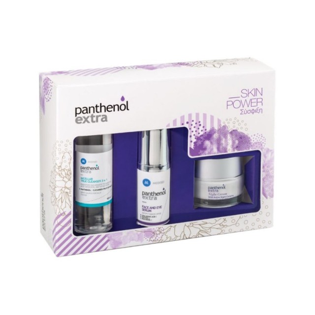 PANTHENOL Extra - PROMO Night Cream (50ml) & Face and Eye Serum (30ml) & Micellar True Cleanser 3 In 1 (100ml)
