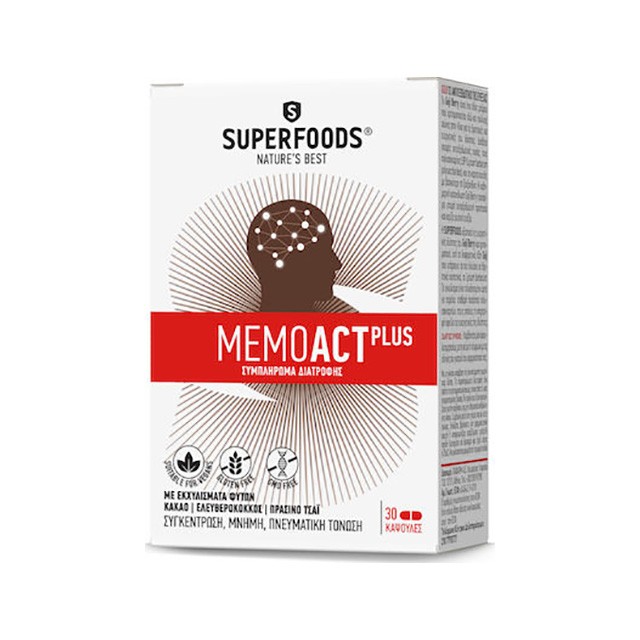 SUPERFOODS - MemoAct Plus | 30caps