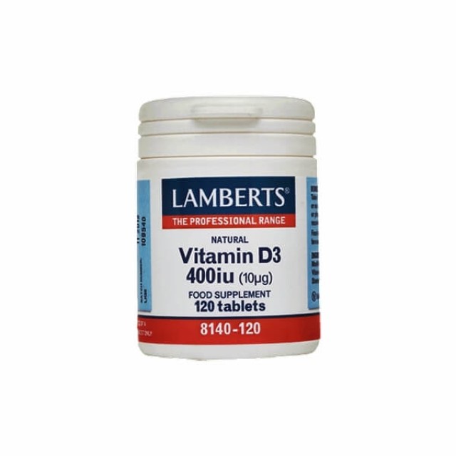 LAMBERTS - Vitamin D3 400iu (10μg) | 120 tabs