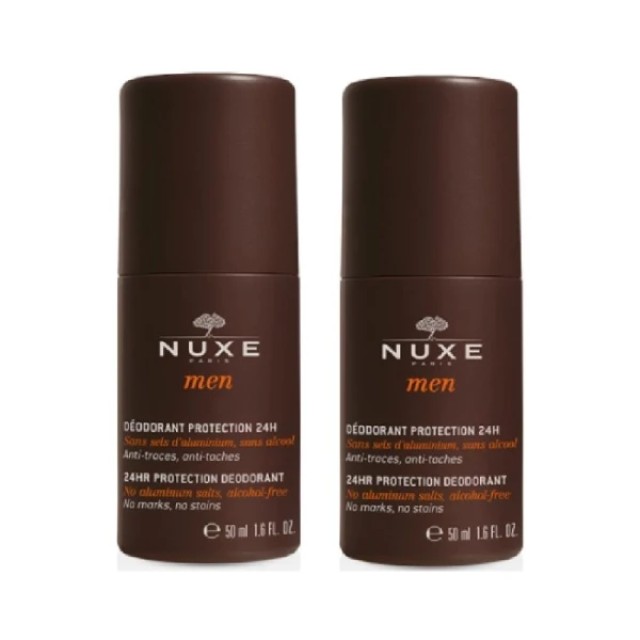 Nuxe Promo Men 24hr Protection Deodorant, 2x50ml