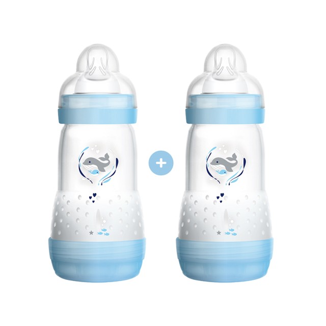 MAM - Set Easy Start Anti-Colic Μπιμπερό Blue 2m+ | 2x260ml