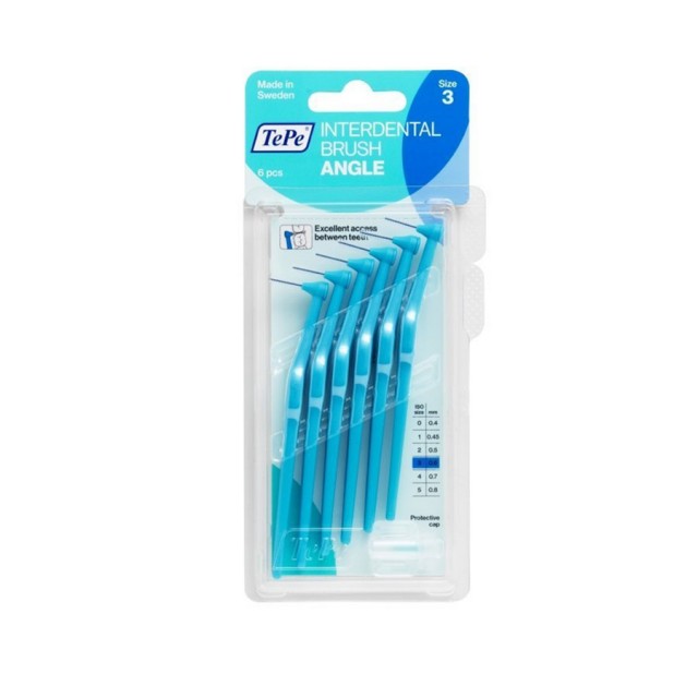 TePe - International Brush Angle No.3 Blue 0,6mm| 6τμχ