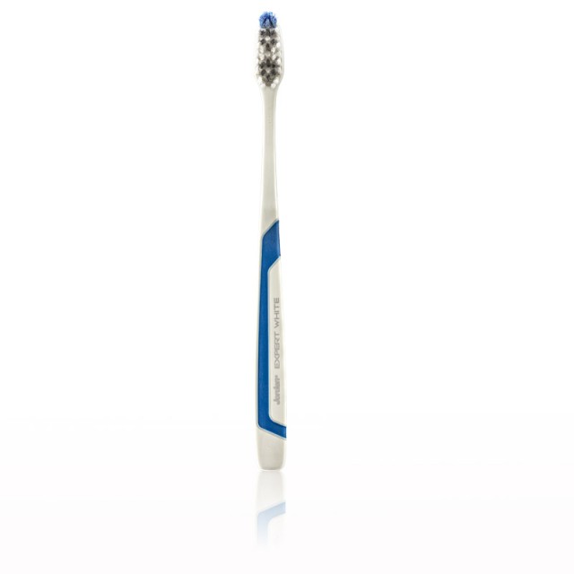 JORDAN - Expert White Toothbrush Medium Blue (1τμχ)