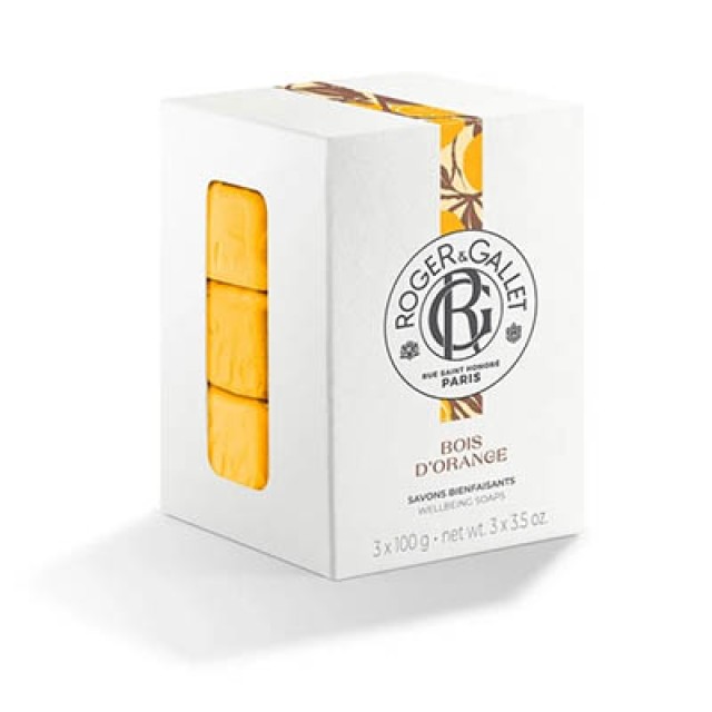 ROGER&GALLET - Bois DOrange Rouge Soap (3x100gr)