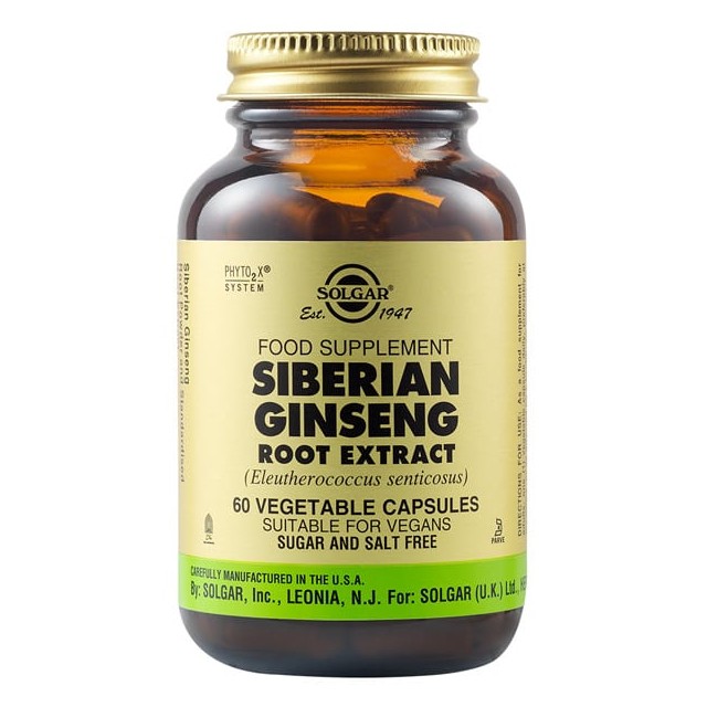 Solgar Siberian Ginseng Root Extract 60veg.caps