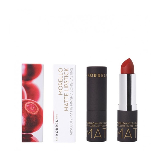 KORRES - Morello Creamy Lipstick Νο57 Scarlet Suede | 3.5ml