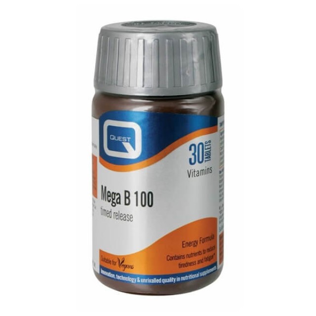 QUEST - Mega B 100 Timed Release | 30tabs