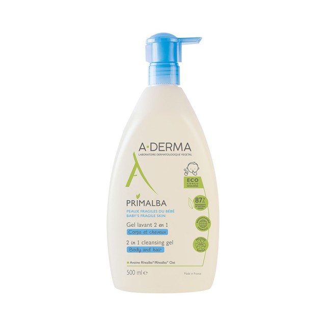 ADERMA - Primalba Bebe Gel Lavant Douceur 2 in 1 | 500ml