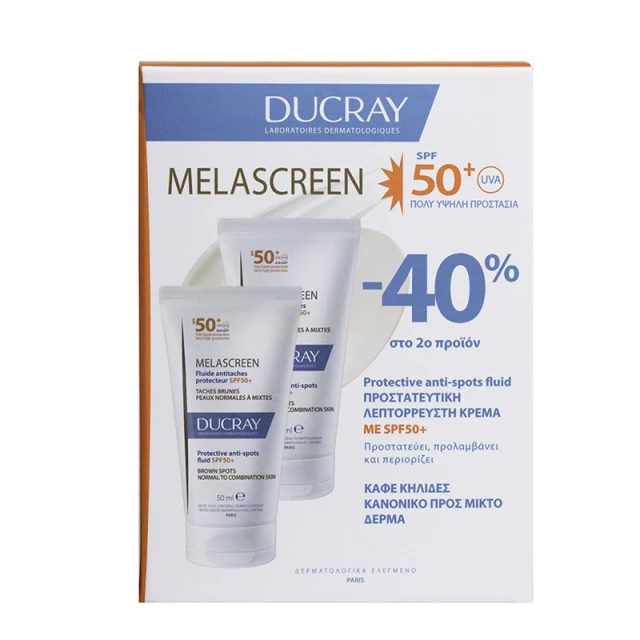 DUCRAY - Melascreen UV Light Cream SPF50+ | 2x50ml
