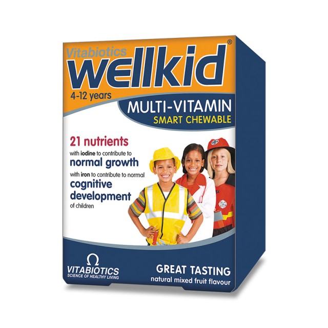 VITABIOTICS - Wellkid Multi-vitamin Smart Chewable Tablets | 30tabs