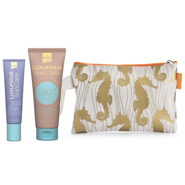 Intermed Promo Luxurious Suncare Anti-Aging Eye Cream Spf 30, 15ml & Silk Cove Natural Beige BB Cream Spf50, 75ml