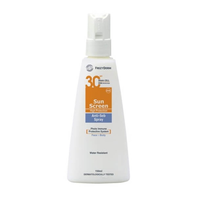 FREZYDERM - SUN SCREEN Spray Anti-Seb SPF30 | 150ml