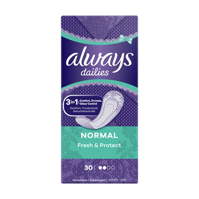 ALWAYS - Dailies Normal Fresh & Protect | 30τμχ