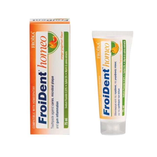 FROIKA - Froident Homeo Toothpaste Πορτοκάλι | 75ml