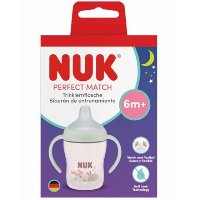 NUK Perfect Match Night Εκπαιδευτικό Ποτήρι για 6m+, 150ml