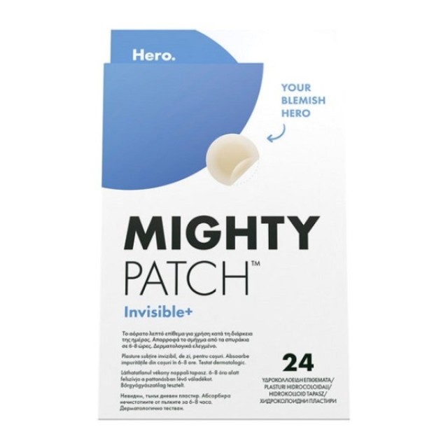 Hero. Invisible+ Mighty Anti-Pimple Patch 24τμχ